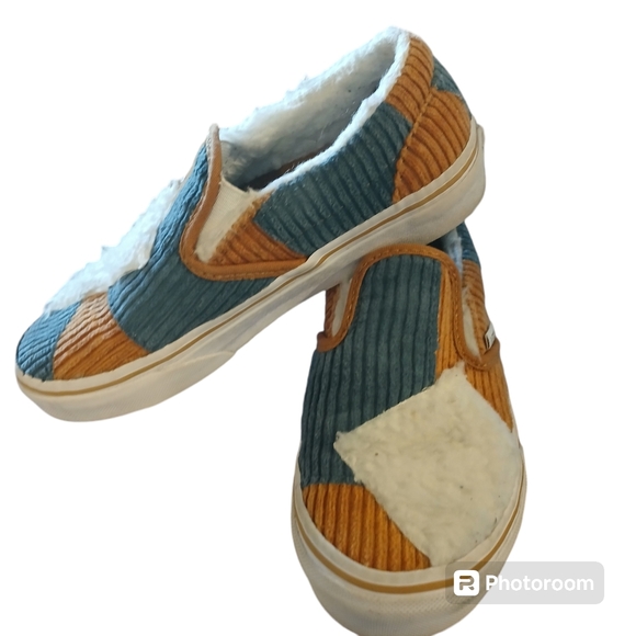 Vans Kids Mixed Media Off The Wall Slip On Sneaker Size 1.0 - Picture 2 of 10